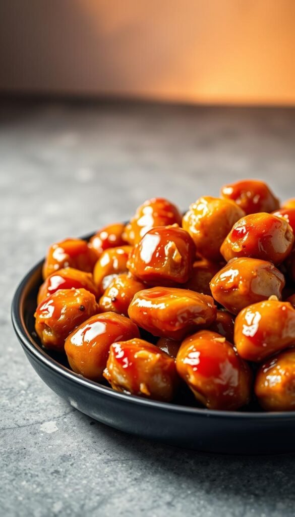 15-minute honey garlic chicken bites