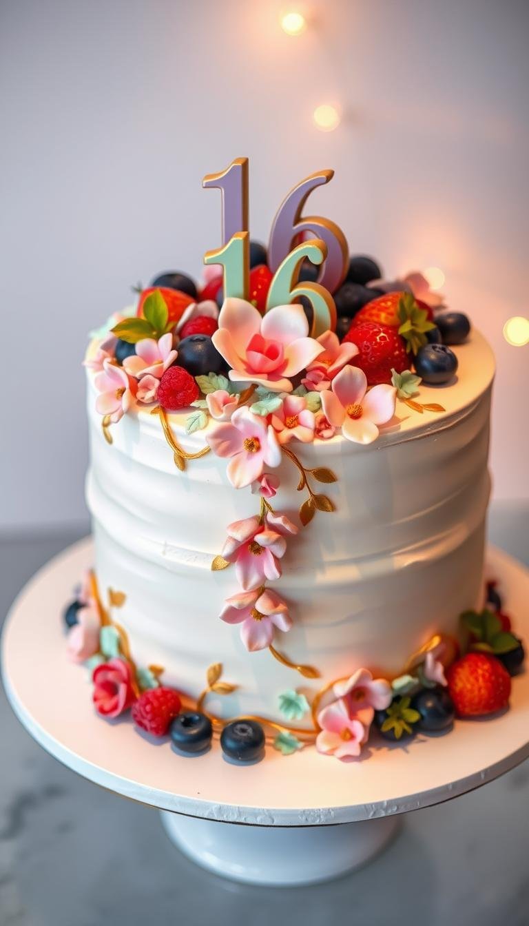 16th birthday cake