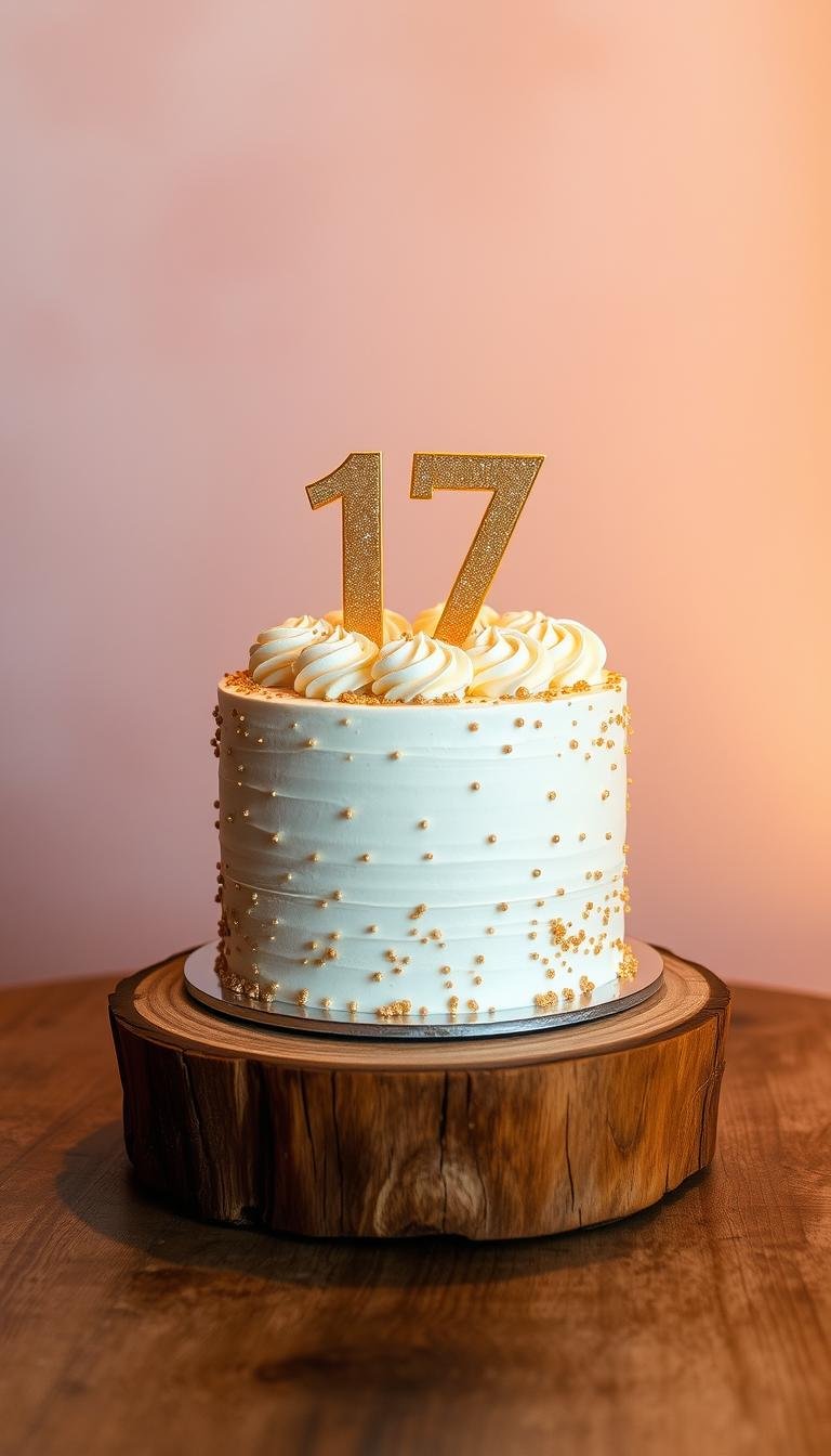 17 birthday cake