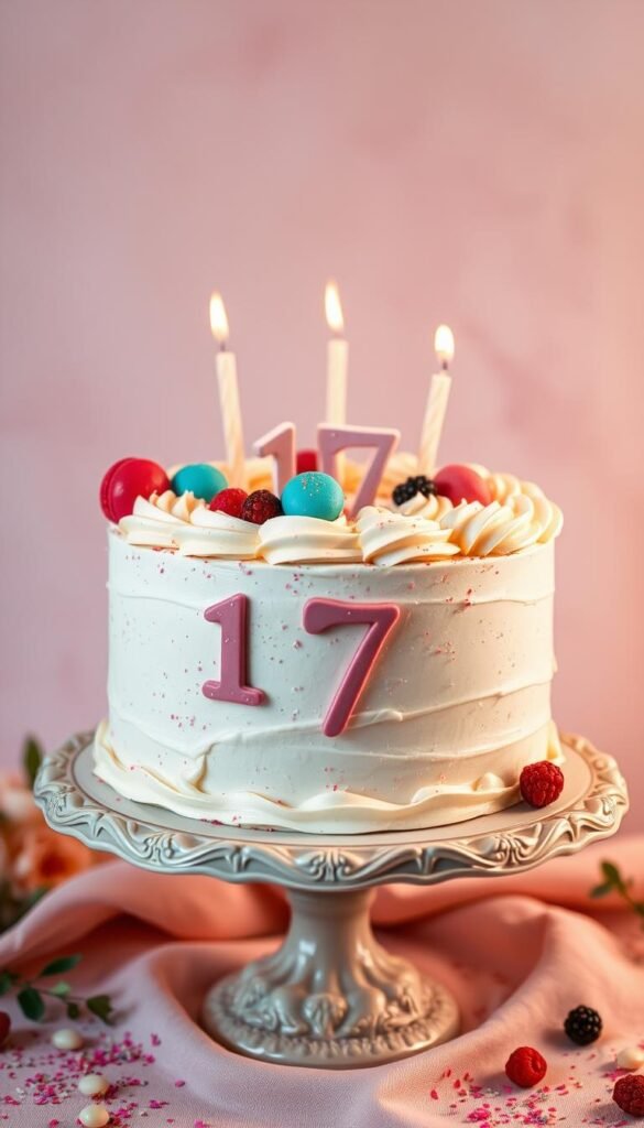17th birthday cake