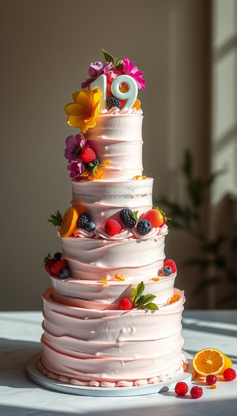 19th Birthday Cake