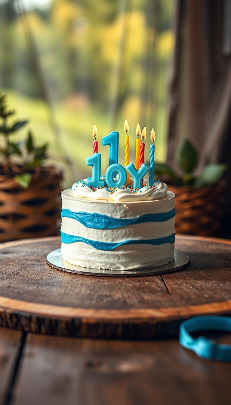 1st birthday cake boy