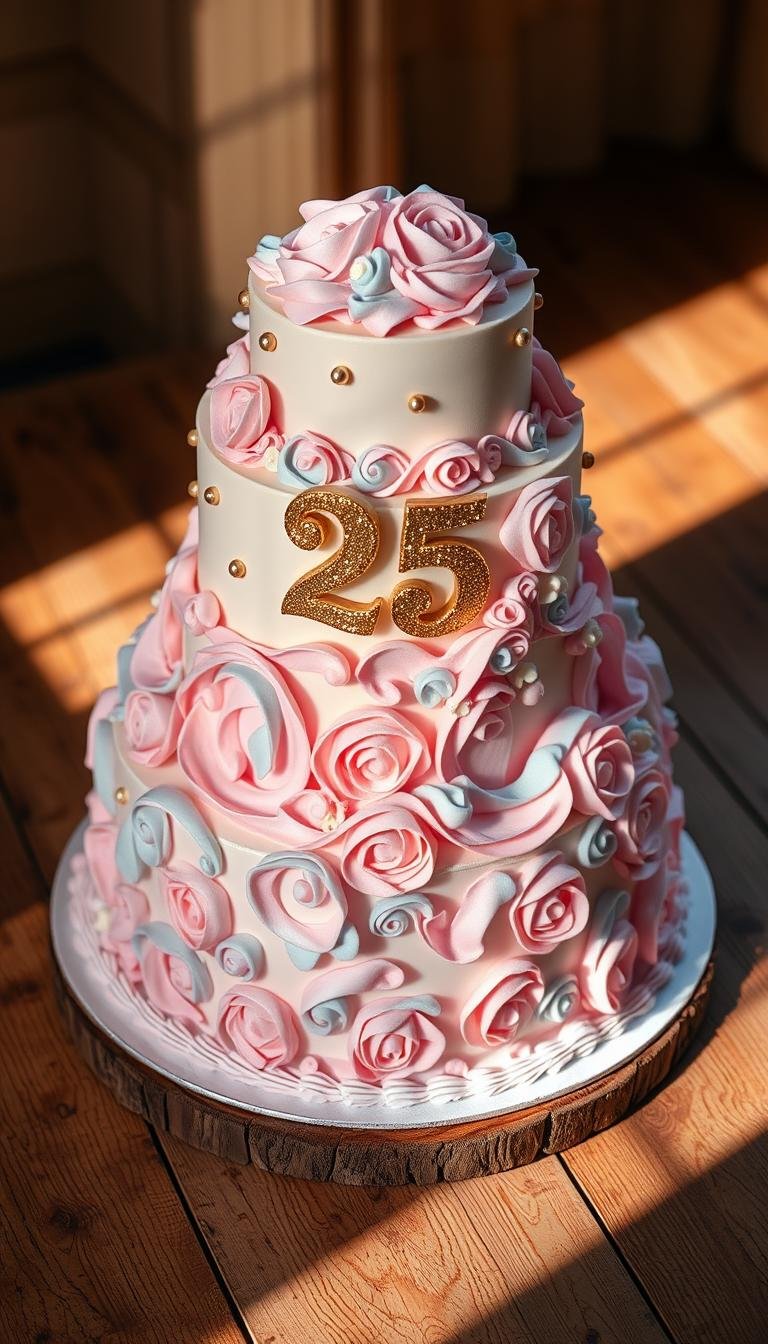 25 birthday cake