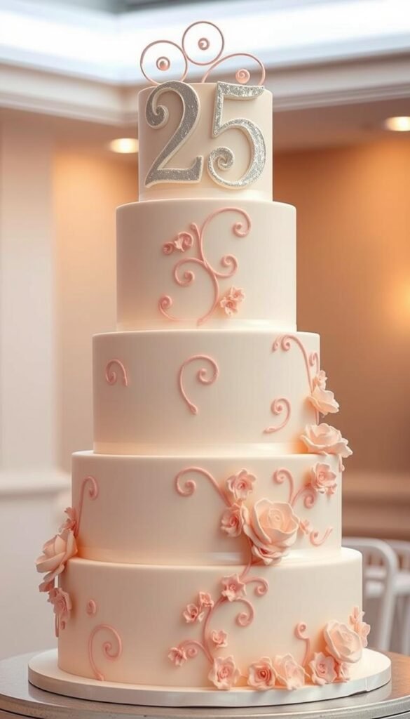 25th birthday cake