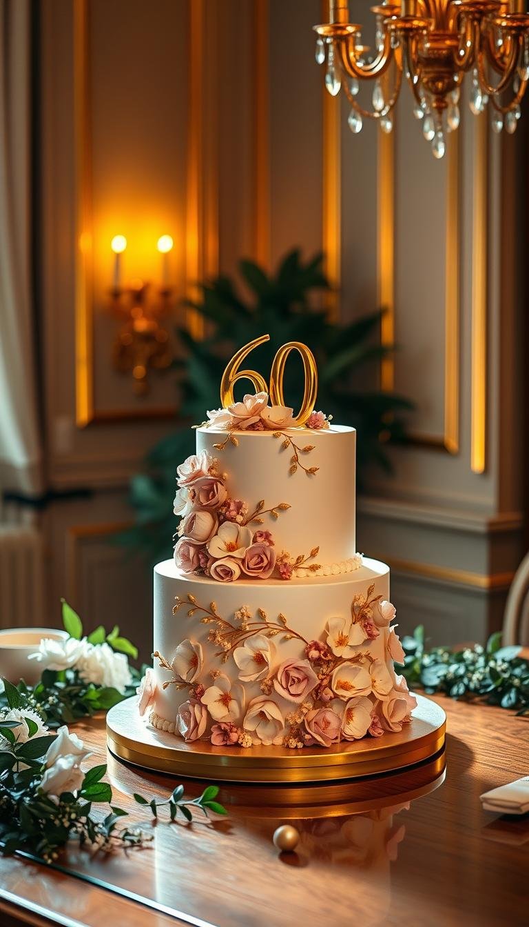 60th birthday cake