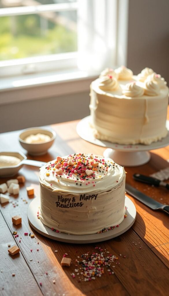 DIY vs bakery cake