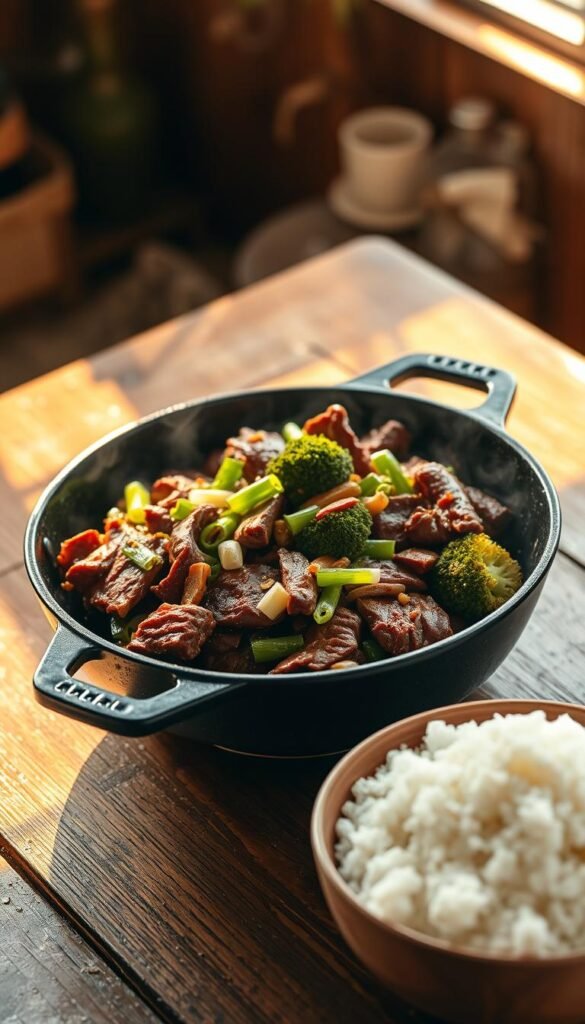 Mongolian beef skillet