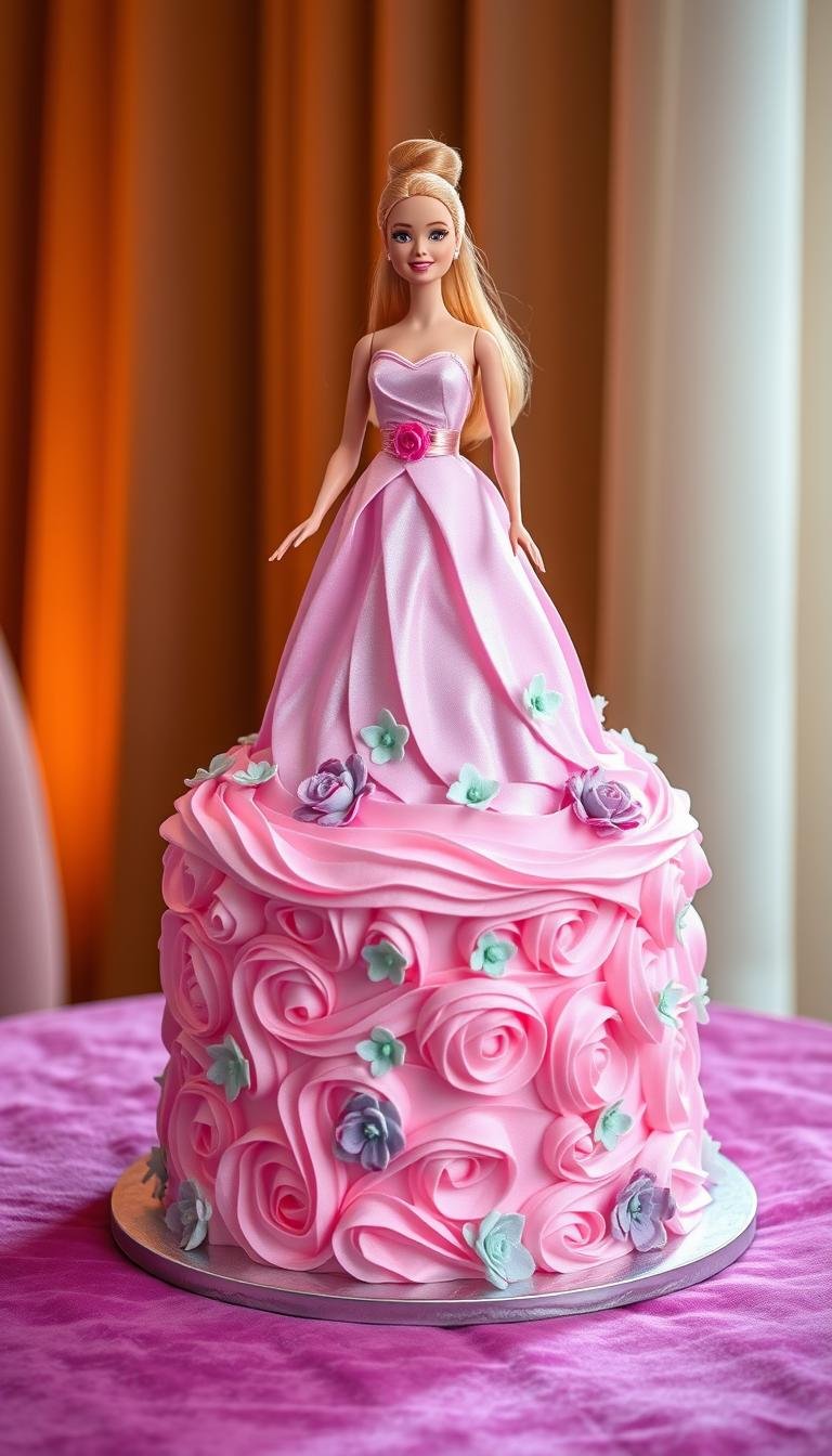 barbie birthday cake