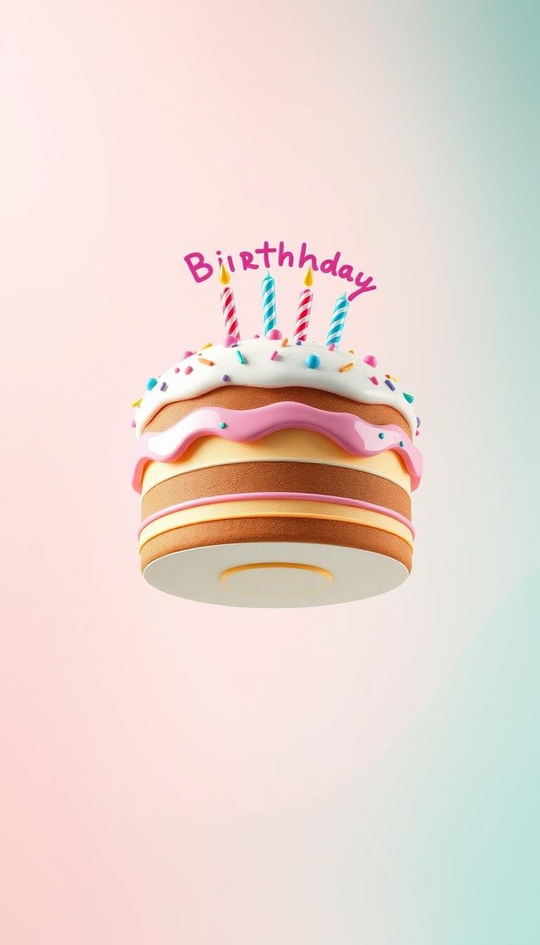 birthday cake cartoon