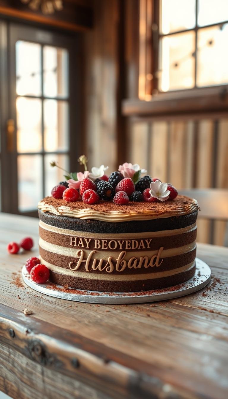 birthday cake for husband