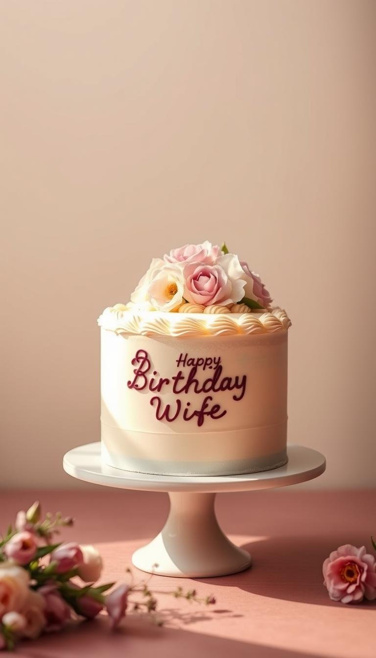 birthday cake for wife