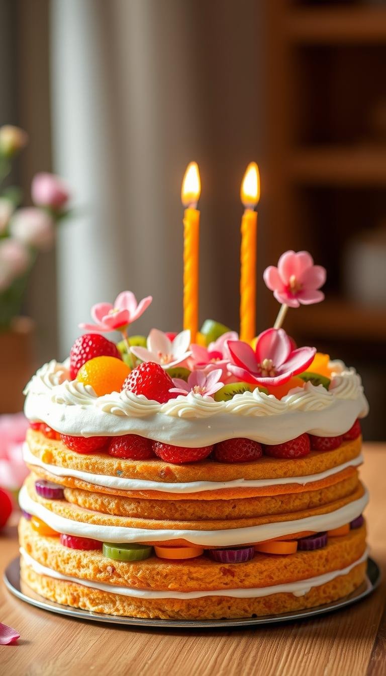 birthday cake korean