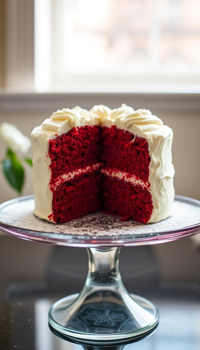 birthday cake red