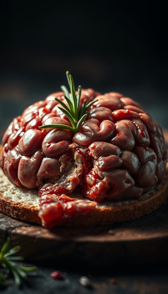 bloody brain pâté