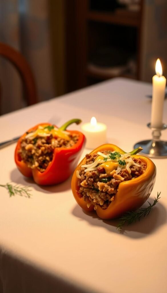 budget stuffed peppers
