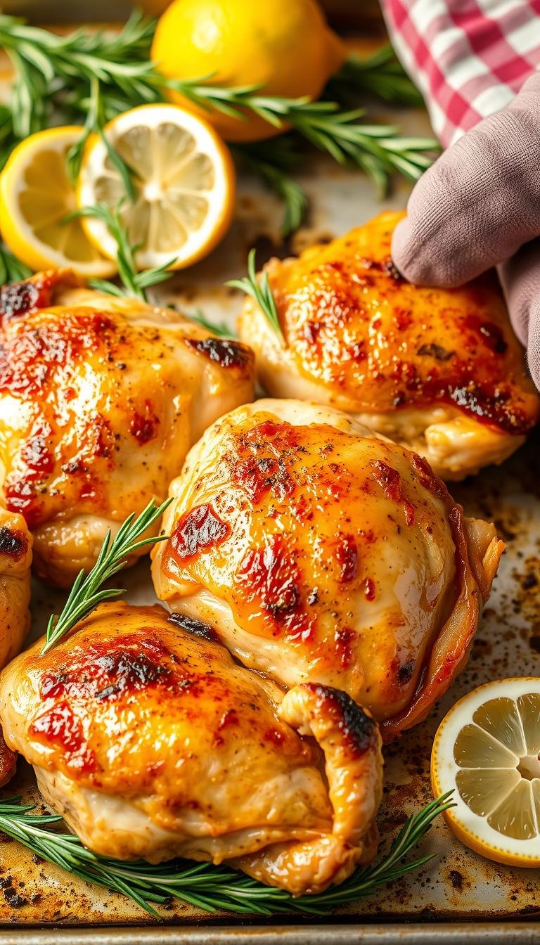 chicken thigh recipes baked