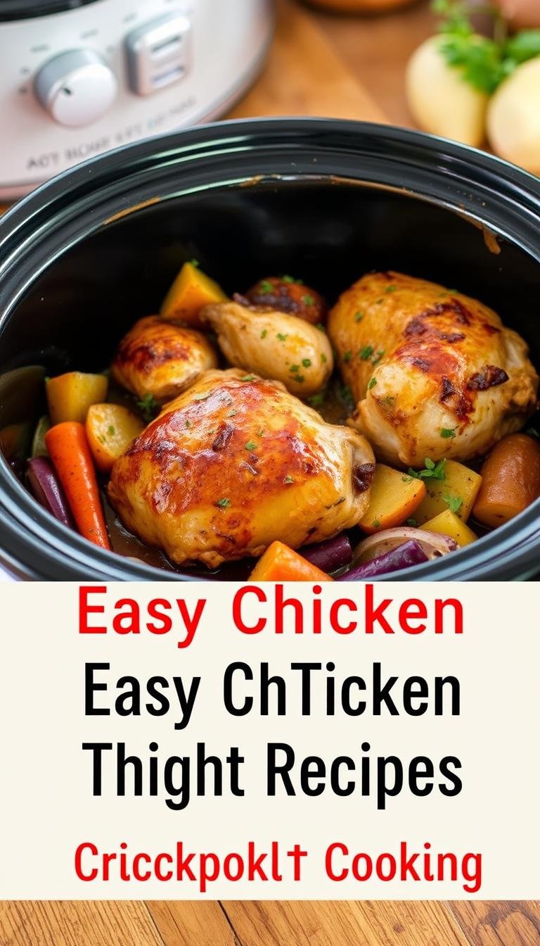 chicken thigh recipes crockpot