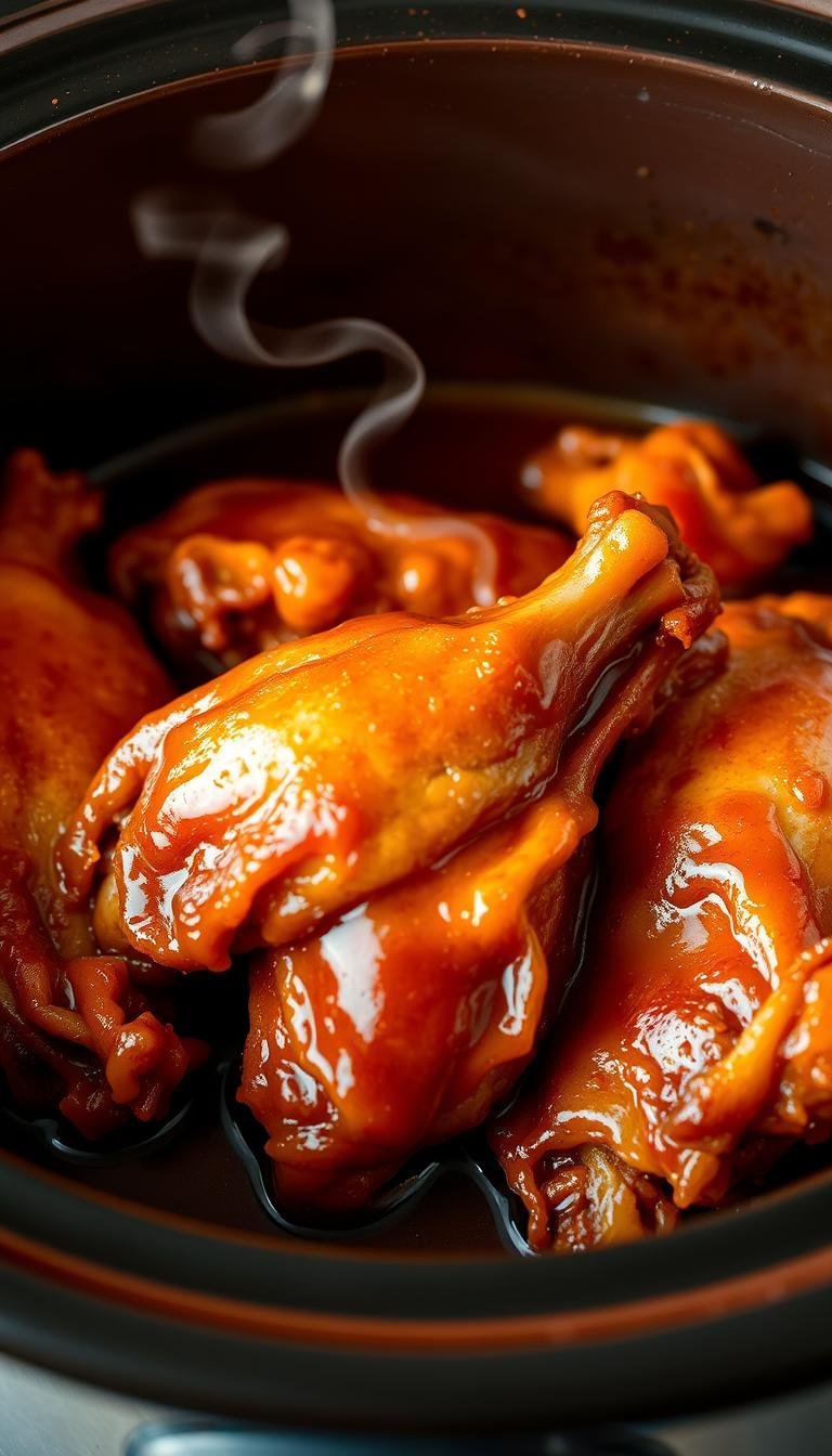 chicken wings crockpot