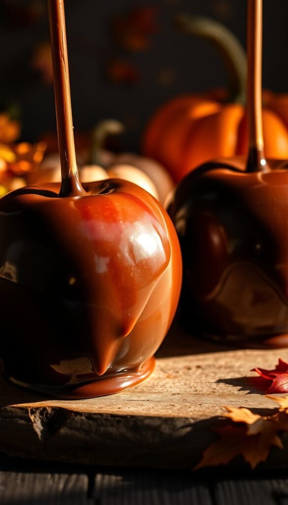 chocolate apples