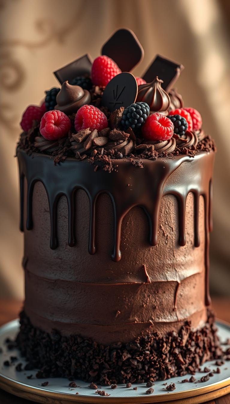 chocolate cake decorating ideas