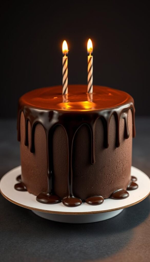chocolate ganache drip