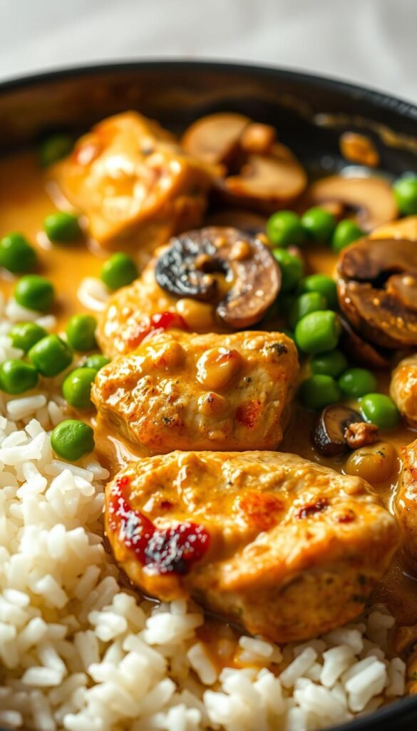 creamy garlic chicken skillet