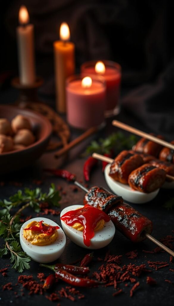 devilish finger foods