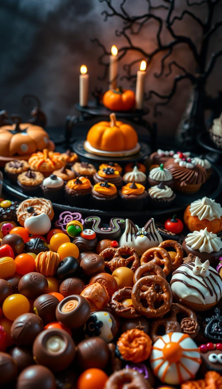 doces de halloween