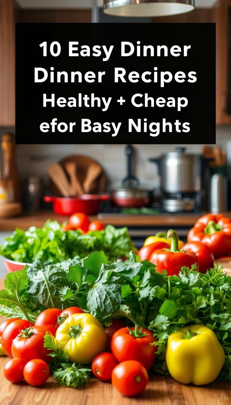 easy dinner recipes healthy cheap