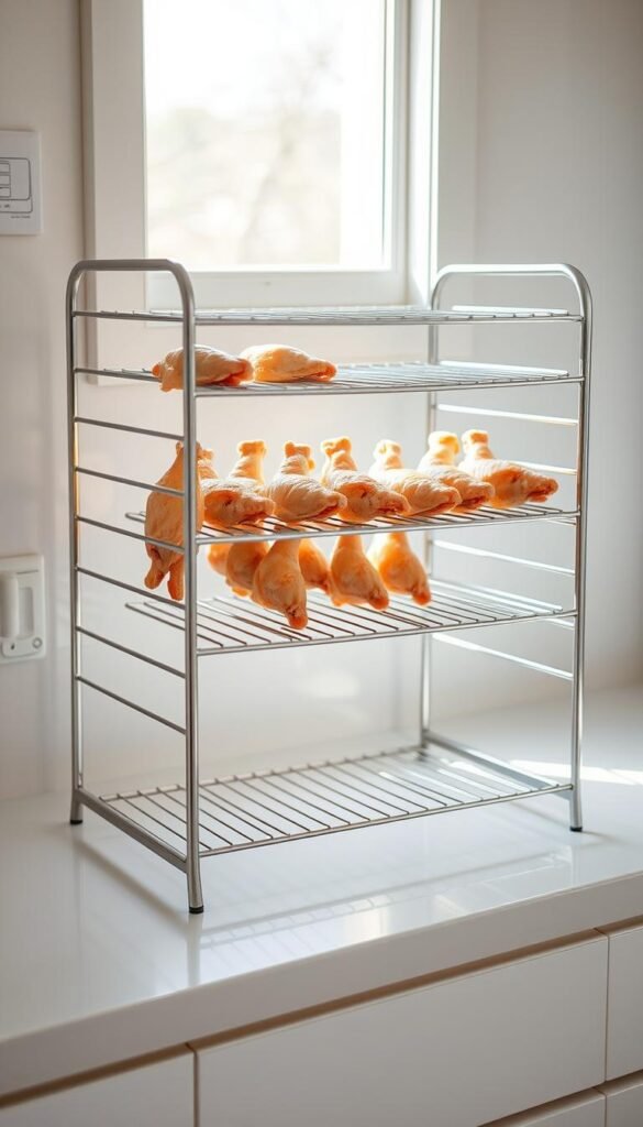 fridge dry rack