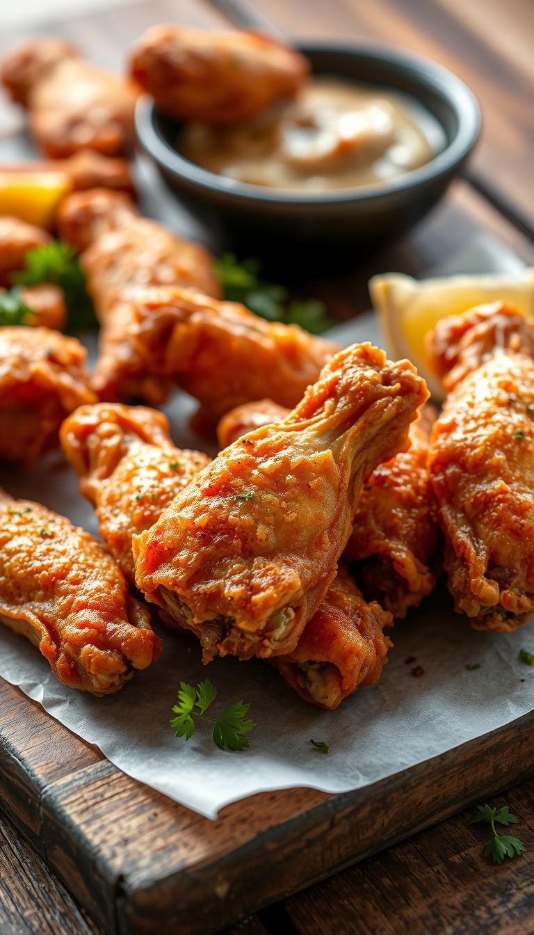 fried chicken wings