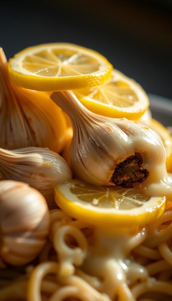 garlic lemon cheese