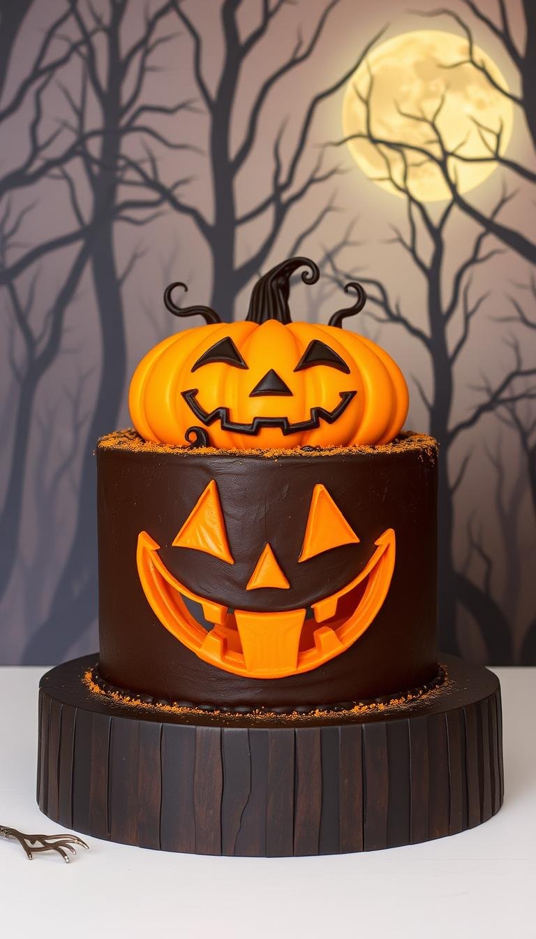 halloween birthday cakes