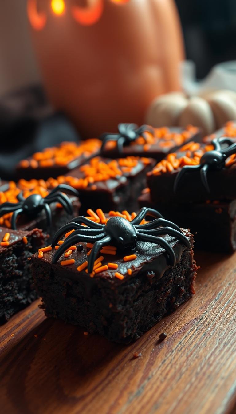 halloween brownies