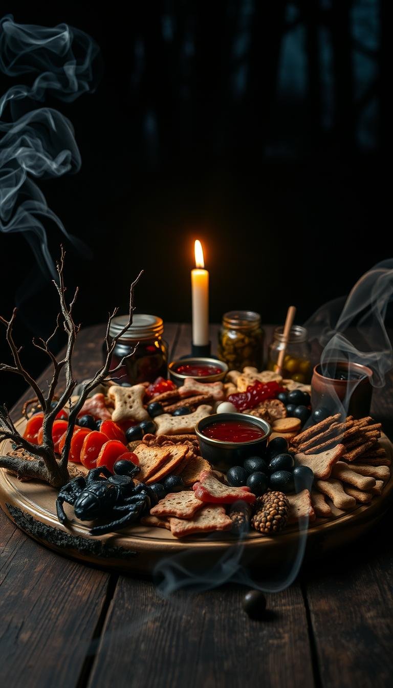 halloween cheese board
