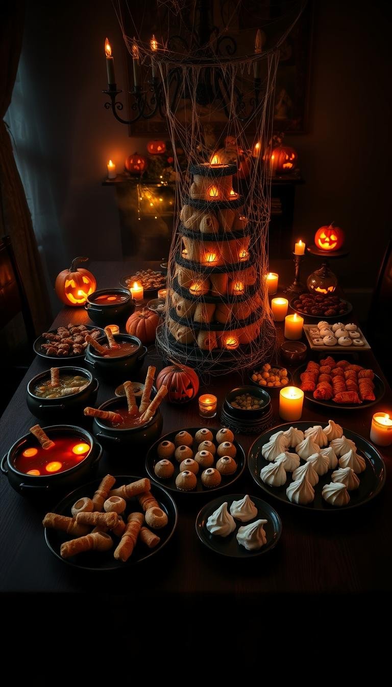 halloween dinner party food