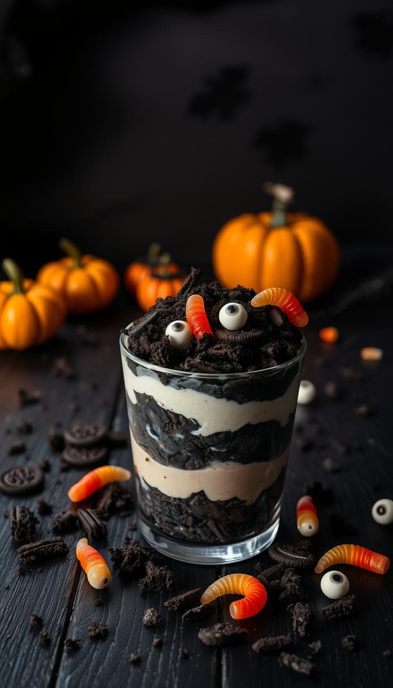 halloween dirt cups
