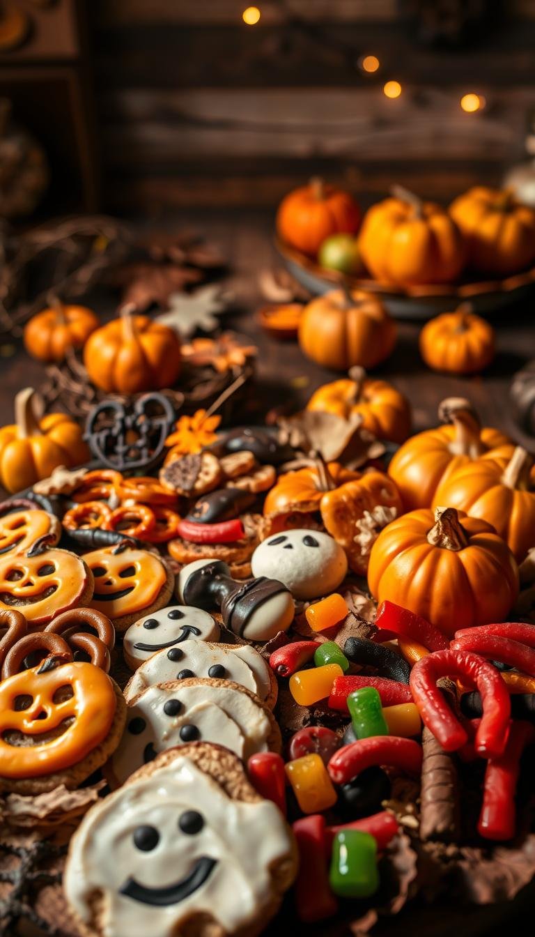 halloween snack board