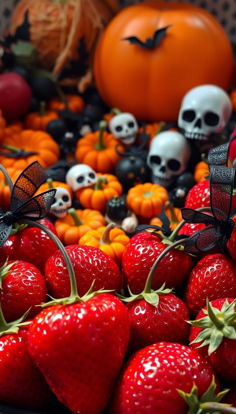 halloween strawberries