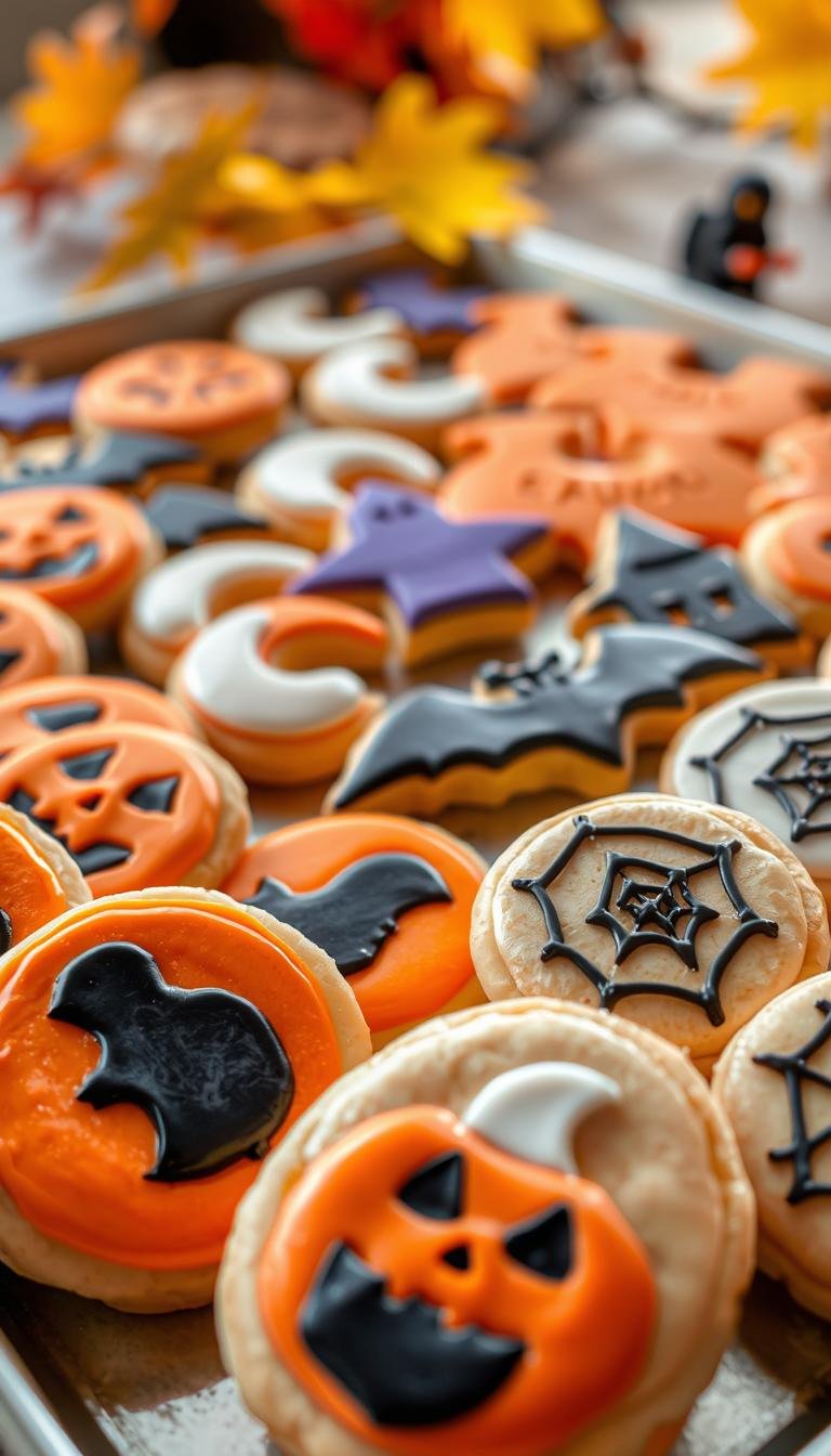halloween sugar cookies decorated