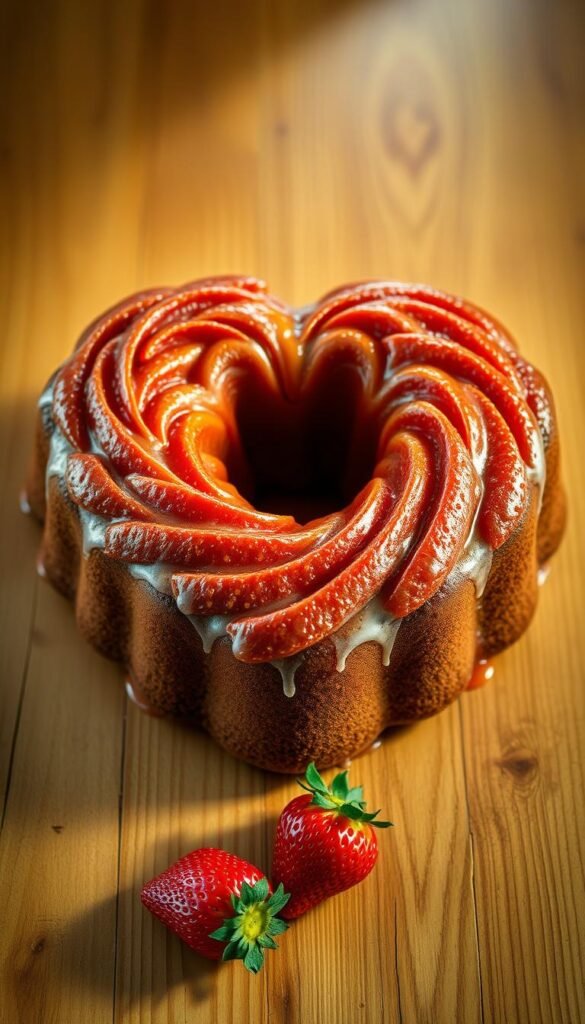 heart bundt motif