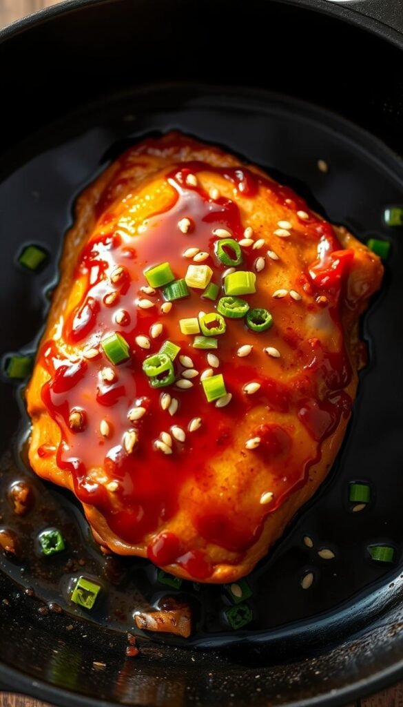 honey garlic skillet
