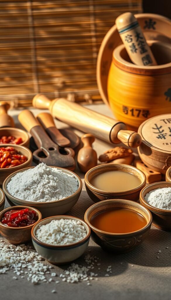 ingredients and tools