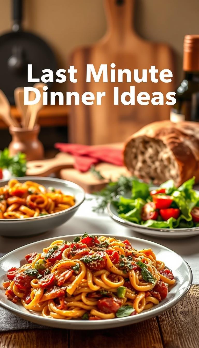 last minute dinner ideas