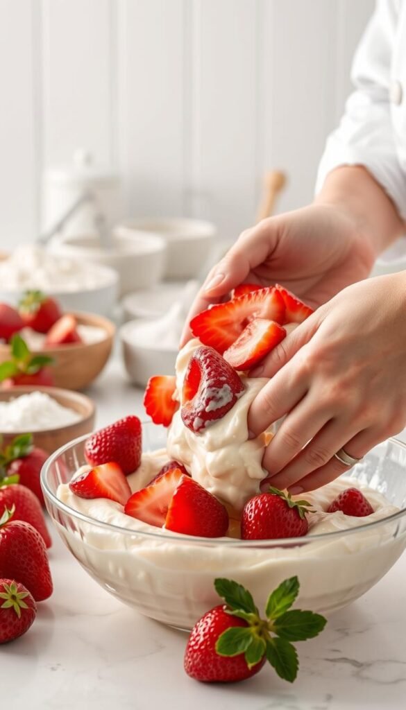 make cake batter steps