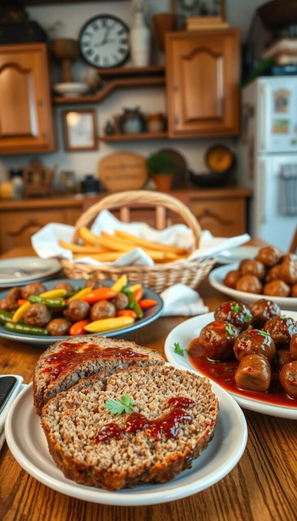 meatloaf and meatball dishes