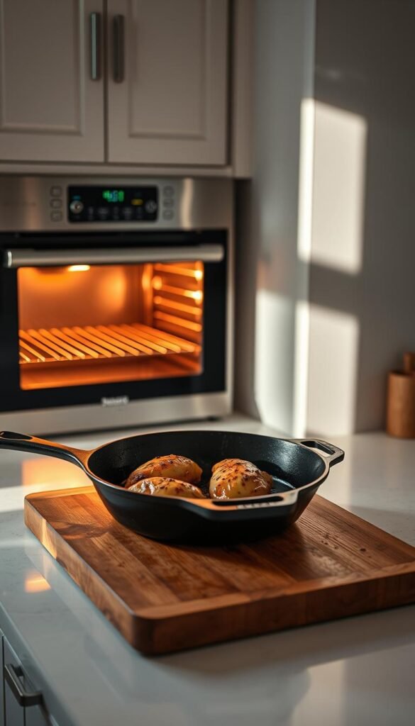 oven and cast iron method