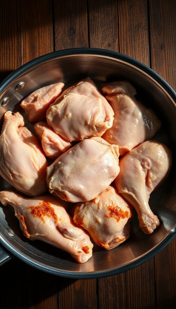 pan skillet chicken cuts