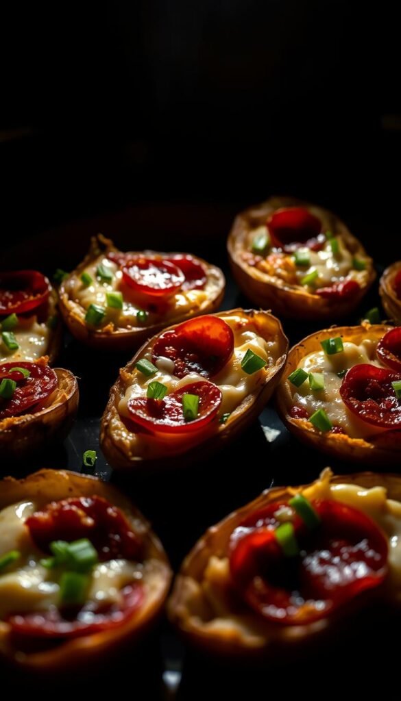 pizza potato skins