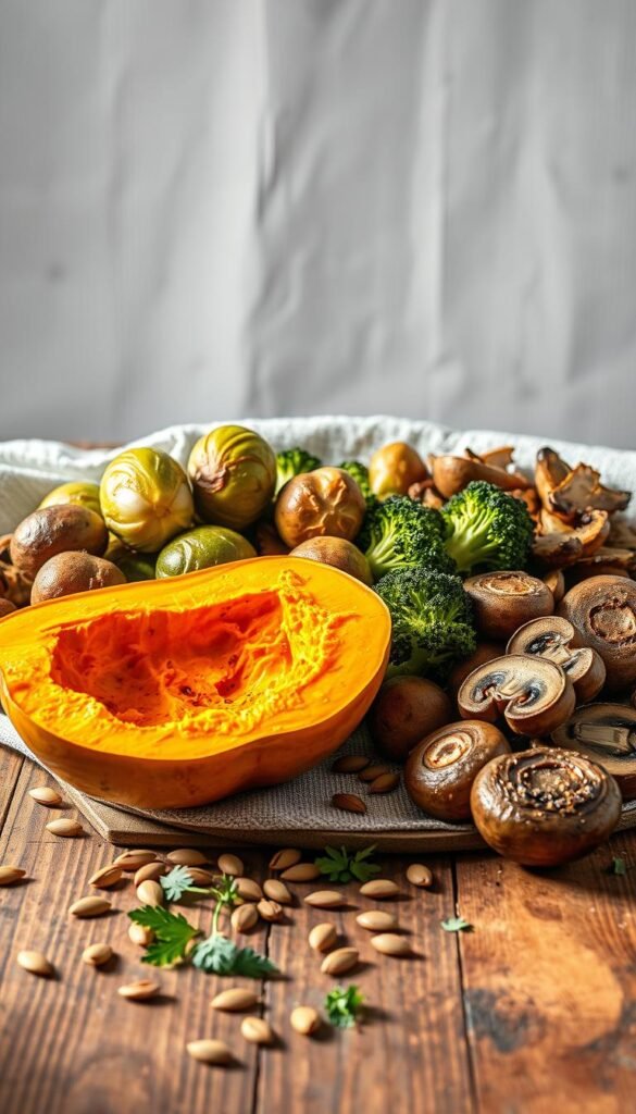 protein squash veggies